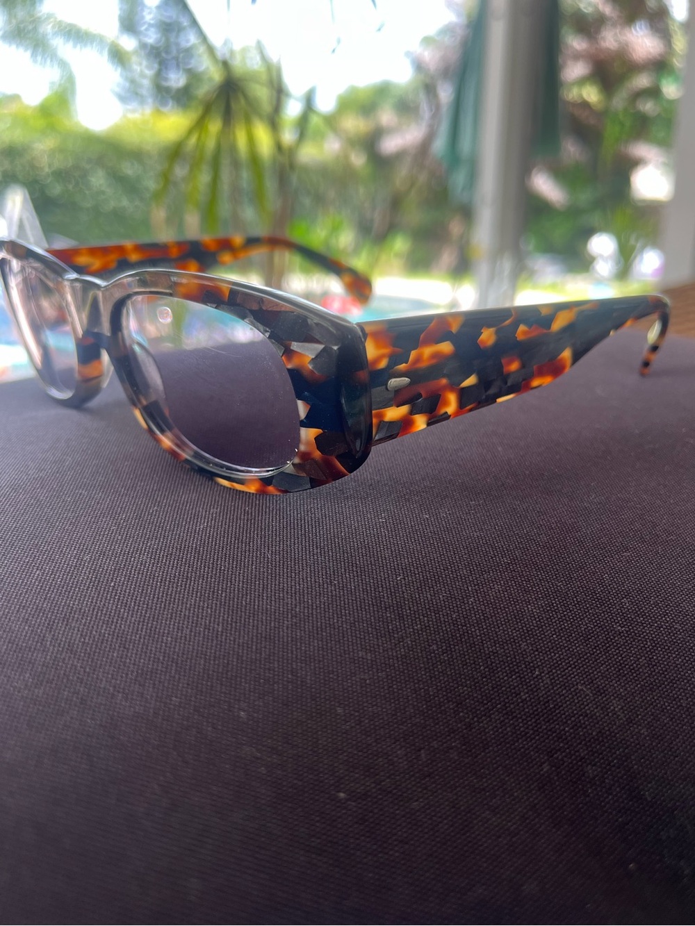 Vintage Alain Mikli Paris 0174 625 Mosaic Tortoise Sunglasses 90s Designer - Picture 3 of 8